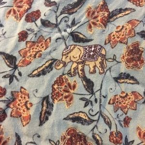 Mock wrap elephant print romper!